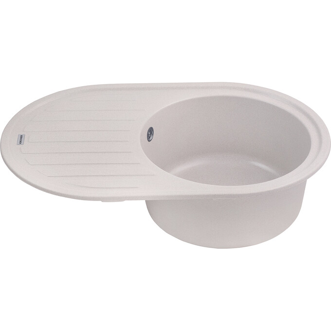 Кухонная мойка Kroner KRP Komposit COL 7750 (KompositCOL-7750, бежевая, 78x50 см, с сифоном), Доступные размеры: 78 x 50, Цвет производителя: бежевый, фото 3