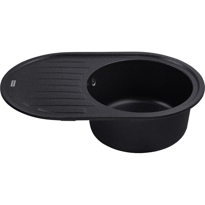 Кухонная мойка Kroner KRP Komposit GRB 7750 (KompositGRB-7750, графит, 78x50 см, с сифоном), Доступные размеры: 78 x 50, Цвет производителя: графит, фото 3