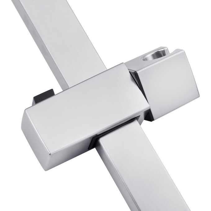 Душевая система Kroner KRP Edelstahl Kubus ESG231 (Kubus-ESG231, нержавейка, без смесителя), фото 9