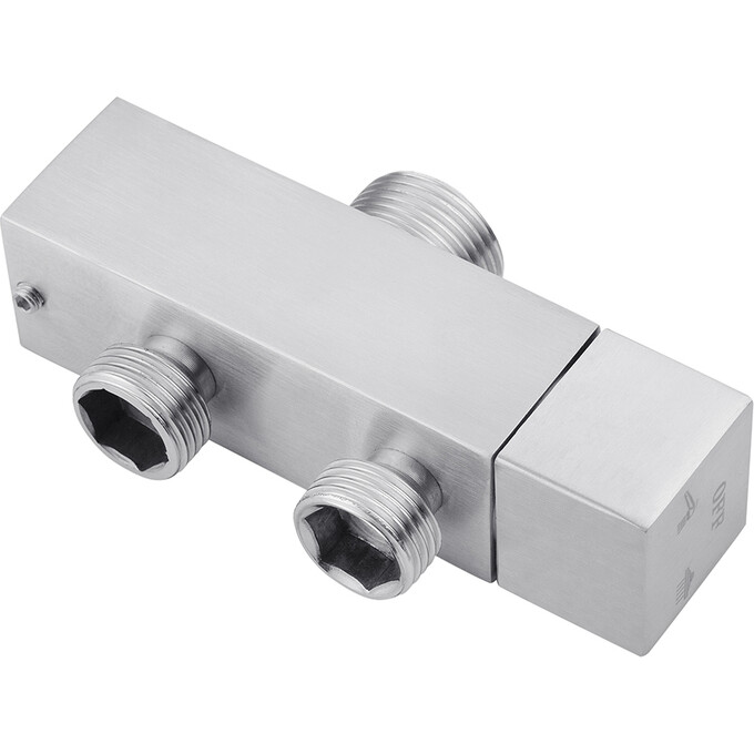 Душевая система Kroner KRP Edelstahl Kubus ESG231 (Kubus-ESG231, нержавейка, без смесителя), фото 3