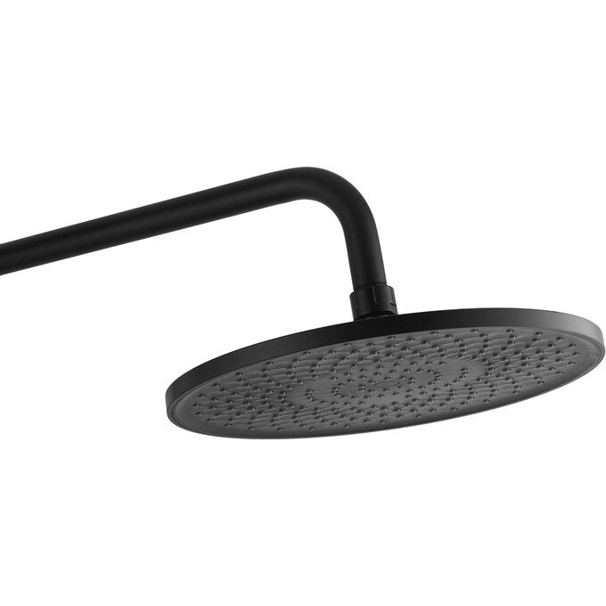 Душевая система Kroner KRP Graz SCH063 (Graz-SCH063, черная матовая, с изливом), Цвет производителя: черный матовый, фото 11