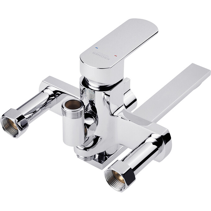 Душевая система Kroner KRP Armada C067 (Armada-C067, с изливом), Цвет производителя: хром, фото 3