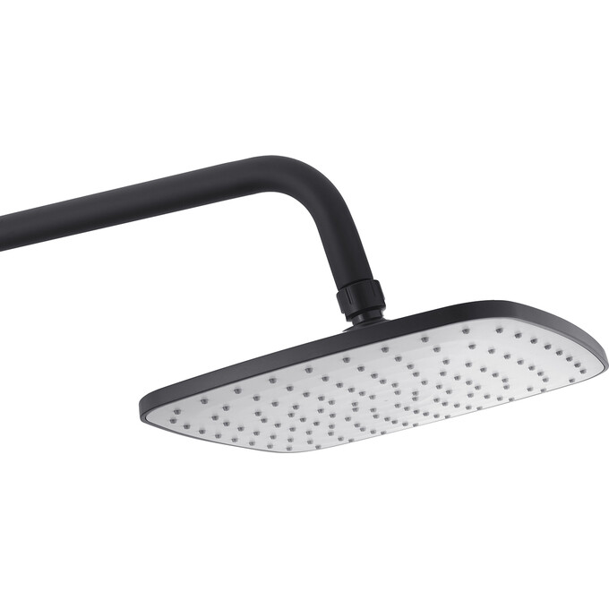 Душевая система Kroner KRP Armada SCH067 (Armada-SCH067, черная матовая, с изливом), Цвет производителя: черный матовый, фото 8