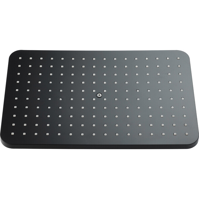 Душевая система Kroner KRP Armada SCH066 (Armada-SCH066, черная матовая, с полкой, каскадным изливом и гигиеническим душем), Цвет производителя: черный матовый, фото 11