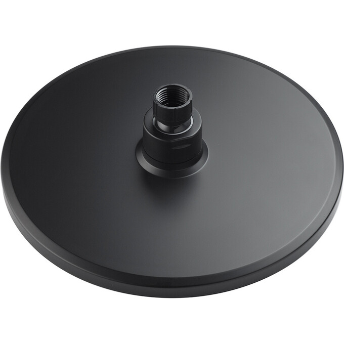 Душевая система Kroner KRP Armada SCH065 (Armada-SCH065, черный/хром, с полкой и каскадный изливом), Цвет производителя: черный матовый, хром, фото 11