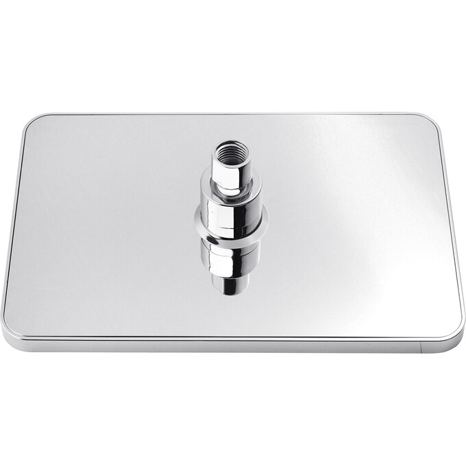 Душевая система Kroner KRP Armada W066 (Armada-W066, хром/белый, с полкой, каскадным изливом и гигиеническим душем), Цвет производителя: хром, белый, фото 12