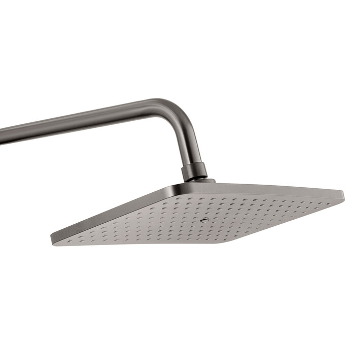 Душевая система Kroner KRP Armada GRP066 (Armada-GRP066, графит, с полкой, каскадным изливом и гигиеническим душем), Цвет производителя: графит, фото 10