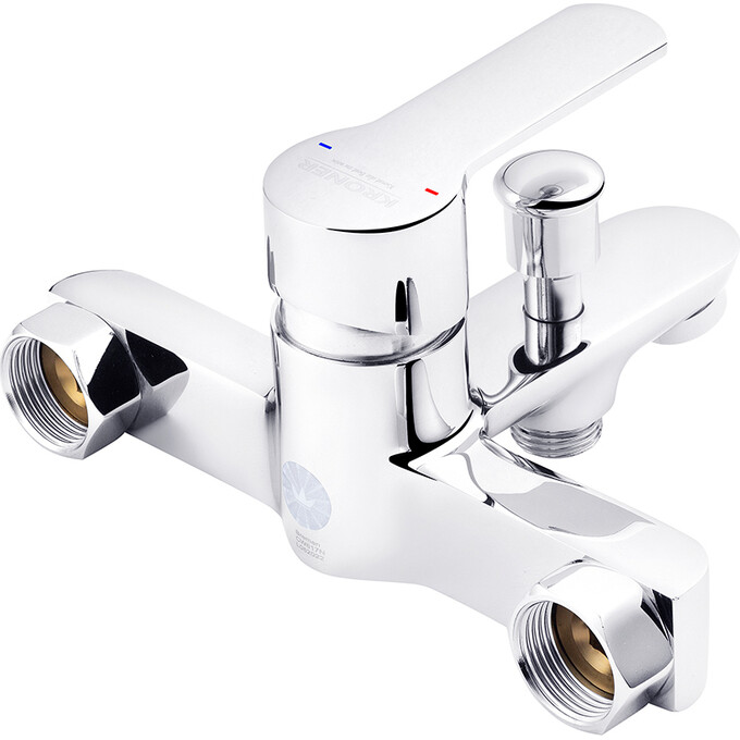 Змішувач для ванни Kroner KRP Bremen C060 (з лійкою та шлангом), фото , изображение 3