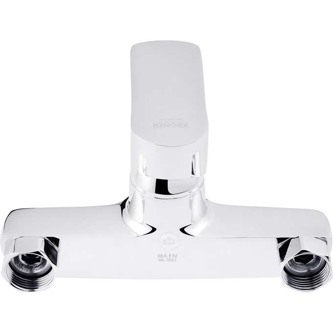 Змішувач для ванни Kroner KRP Main C060 (з лійкою та шлангом), фото , изображение 2