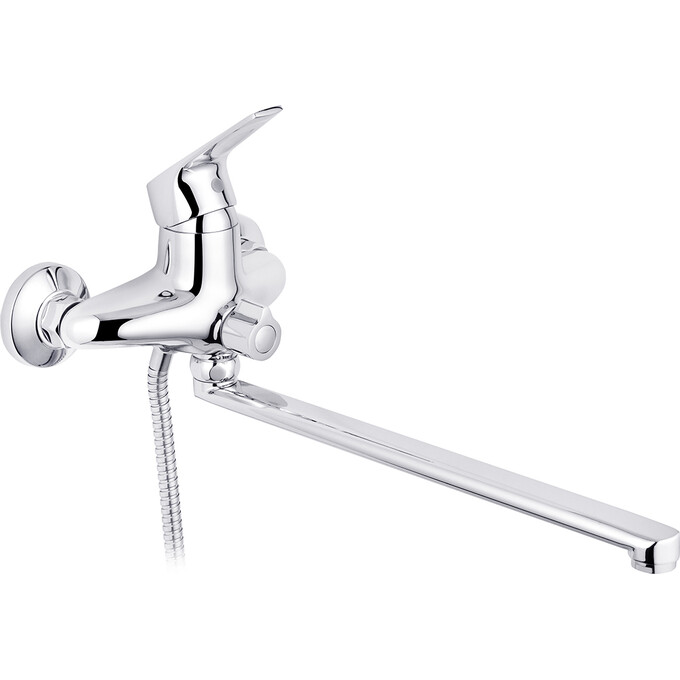 Змішувач для ванни Kroner KRP Odra C071 (з лійкою та шлангом), фото , изображение 2