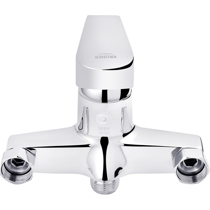 Змішувач для ванни Kroner KRP Oker C070 (з лійкою та шлангом), фото , изображение 4