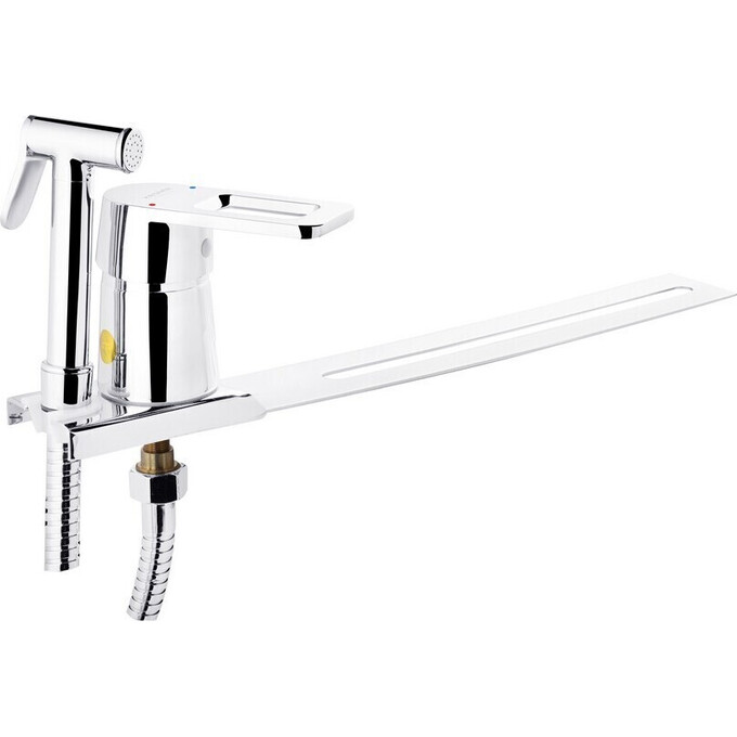 Гігієнічний душ із змішувачем Kroner KRM Zenda C025 (з приставкою для унітазу), Колір виробника: хром, фото 