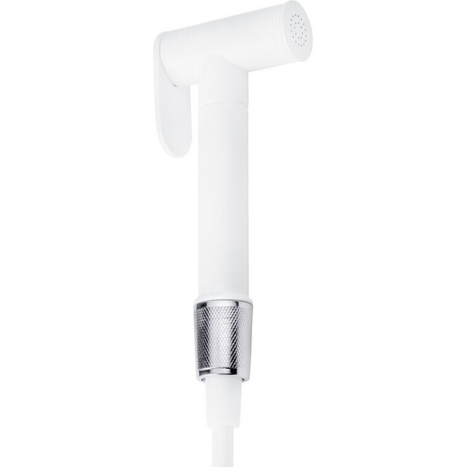Гигиенический душ со смесителем Kroner KRM Zenda W025 (белый матовый, с приставкой для унитаза), Цвет производителя: белый матовый, фото 4