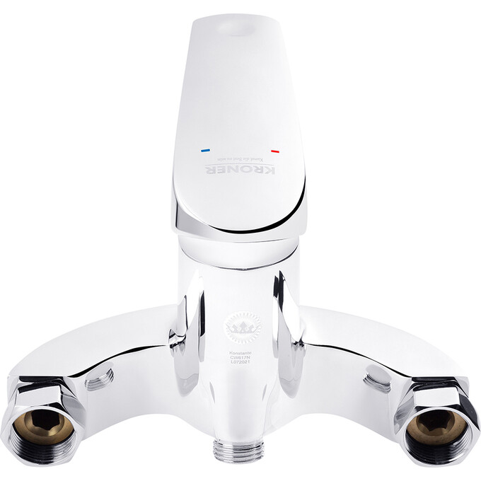 Змішувач для ванни Kroner KRP Konstante C070 (з лійкою та шлангом), фото , изображение 3