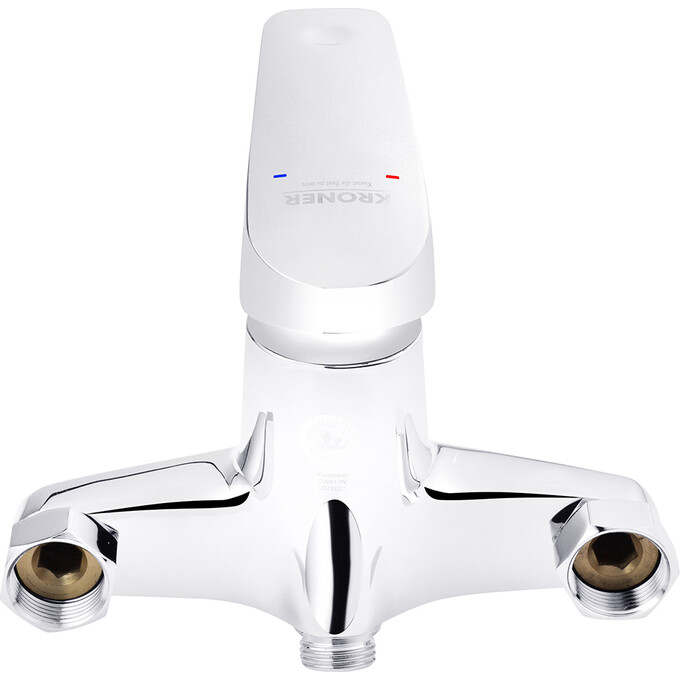 Змішувач для ванни Kroner KRP Konstante C071 (з лійкою та шлангом), фото , изображение 3