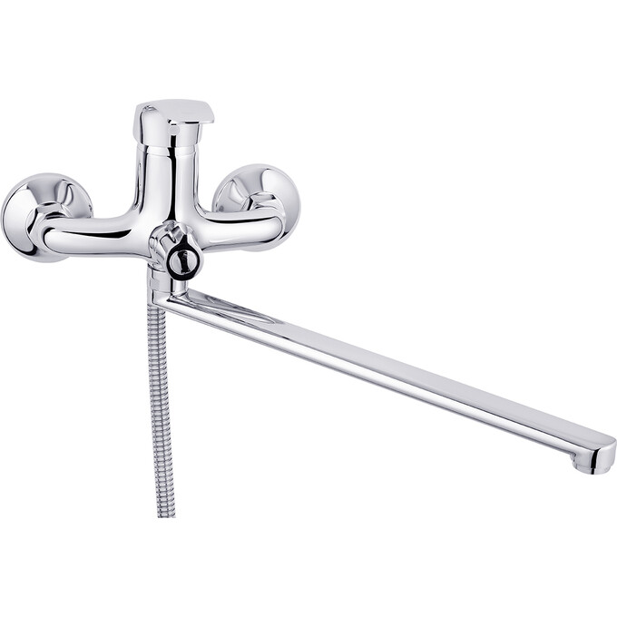 Змішувач для ванни Kroner KRP Konstante C072 (з лійкою та шлангом), фото 