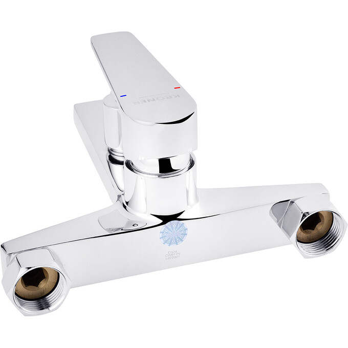 Змішувач для ванни Kroner KRP Eifel C060 (з лійкою та шлангом), фото , изображение 6