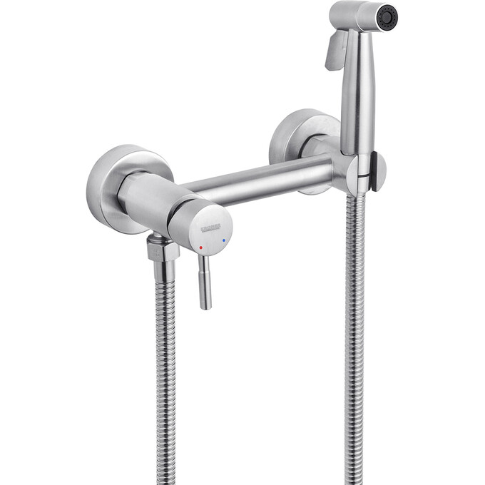 Гігієнічний душ із змішувачем Kroner KRP Edelstahl Klassisch ESG052 (нержавіюча сталь), Колір виробника: нержавіюча сталь, фото 