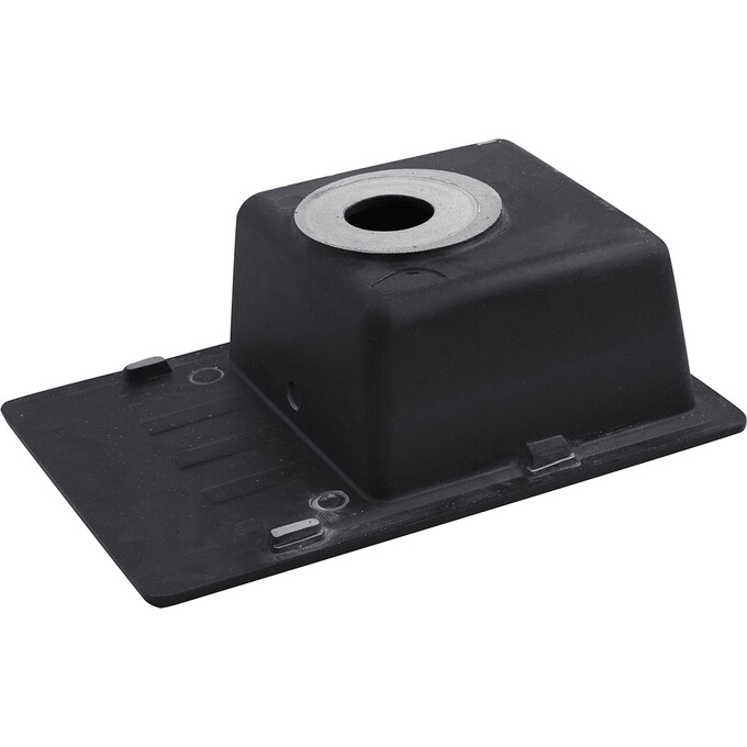 Кухонна мийка Kroner KRP Komposit SCH 6243 (KompositSCH-6243, чорна, 62x43 см, із сифоном), Колір виробника: чорний, фото , изображение 5