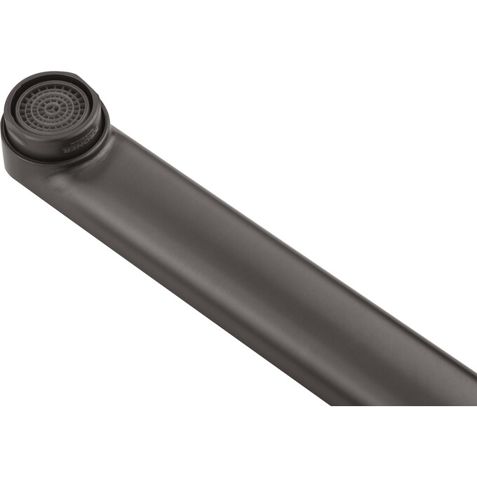 Змішувач для ванни Kroner KRP Graz GRP070 (графіт, з лійкою та шлангом), фото , изображение 5