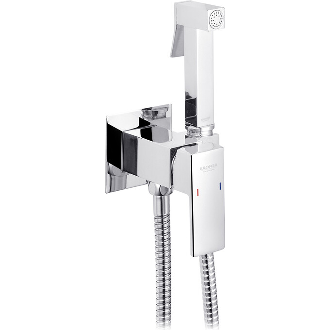 Гигиенический душ со смесителем Kroner KRP Bidet C083 (KRPBidet-C083, скрытого монтажа), фото 