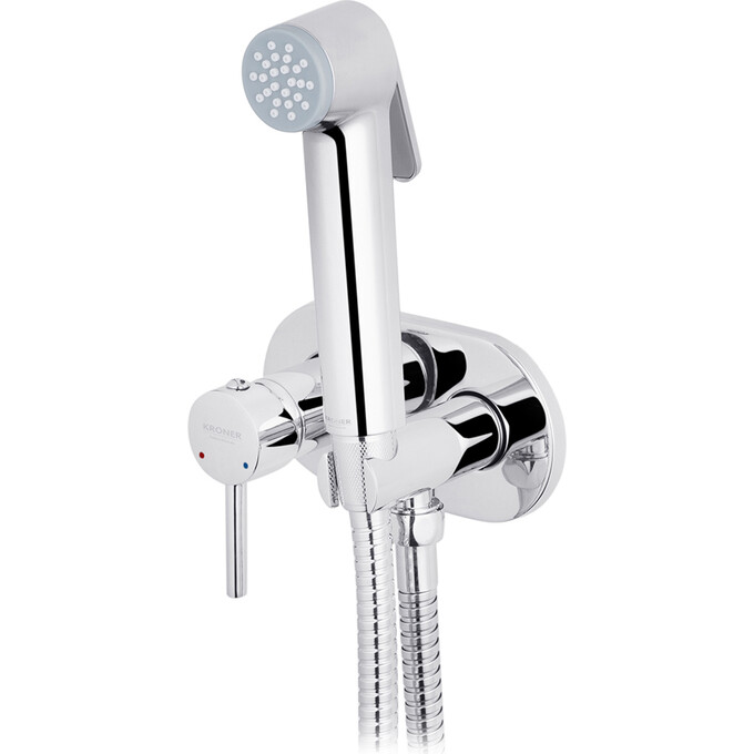 Гигиенический душ со смесителем Kroner KRP Bidet C086 (KRPBidet-C086, скрытого монтажа), фото 2