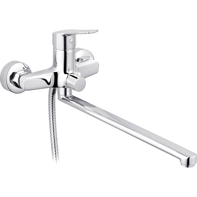 Змішувач для ванни Kroner KRP Hagen C070 (з лійкою та шлангом), фото 