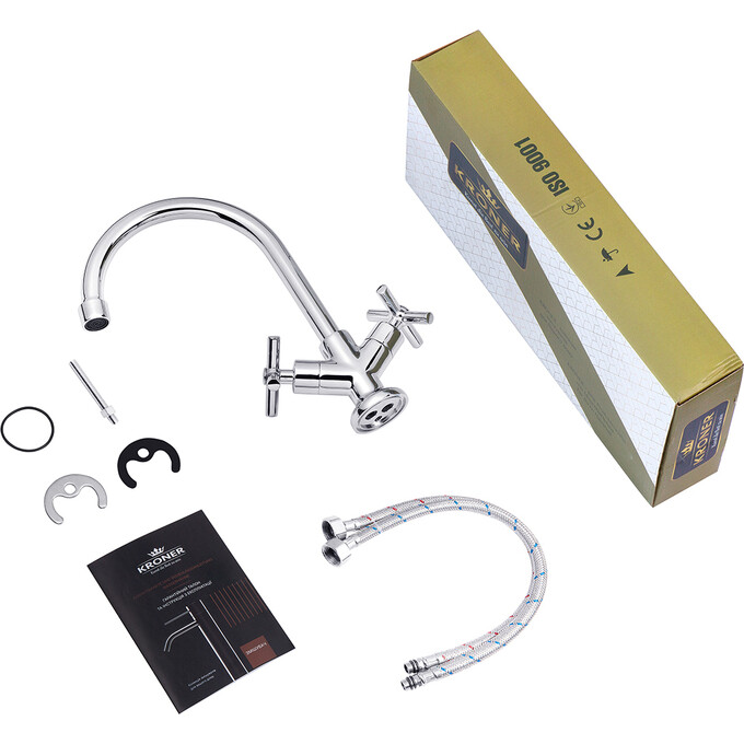 Смеситель для кухни Kroner KRM Aller C030, фото 6