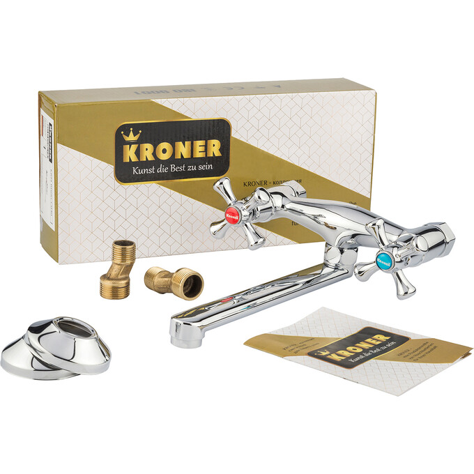 Смеситель для кухни Kroner KRM Rhein C040 (настенный), фото 6