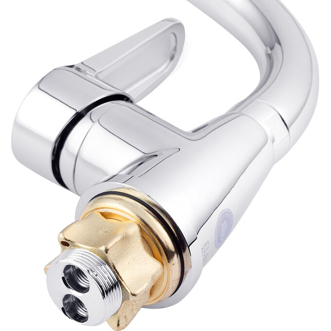 Смеситель для умывальника Kroner KRM Elbe C031, фото 6