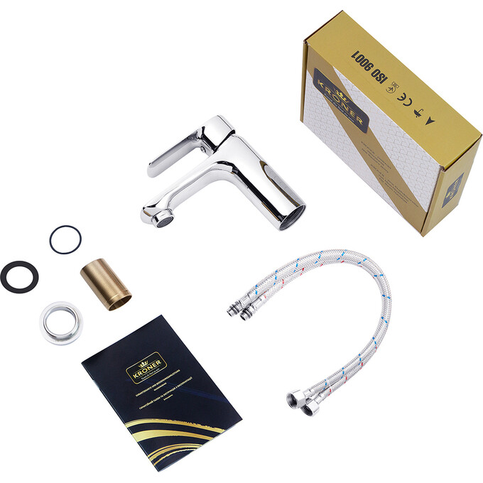 Смеситель для умывальника Kroner KRM Main C010, фото 6