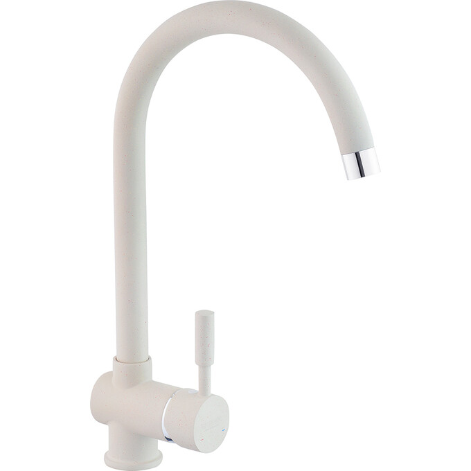 Смеситель для кухни Kroner KRM Mosel S035 (бежевый матовый), Цвет производителя: бежевый матовый, фото 