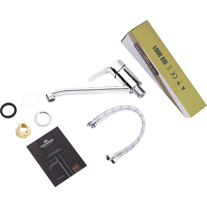 Смеситель для кухни Kroner KRM Odra C030, фото 6