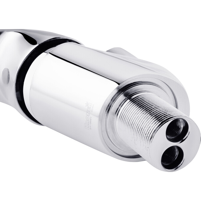 Смеситель для кухни Kroner KRM Odra C032WHI (хром/белый), Цвет производителя: хром, белый, фото 4