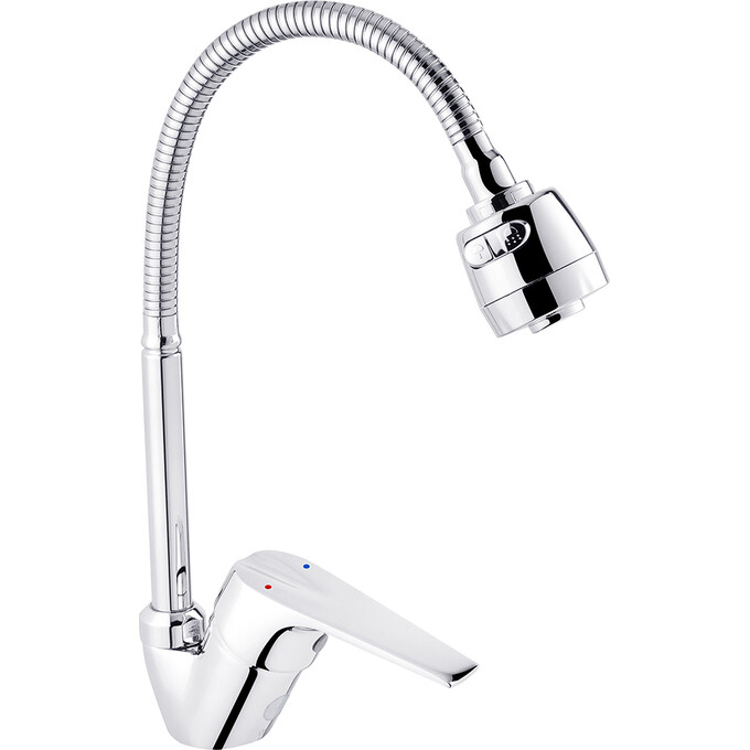 Смеситель для кухни Kroner KRP Odra C038-1 (c гибким изливом), фото 