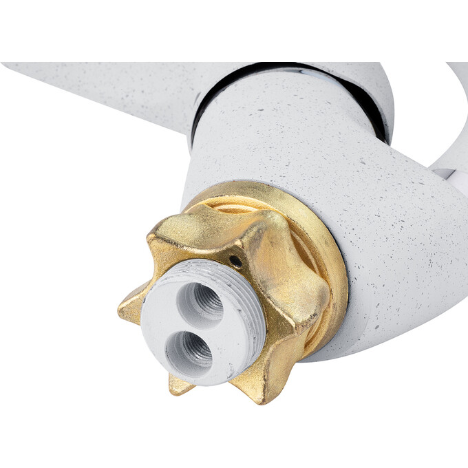 Смеситель для кухни Kroner KRM Odra W035 (белый матовый), Цвет производителя: белый матовый, фото 4