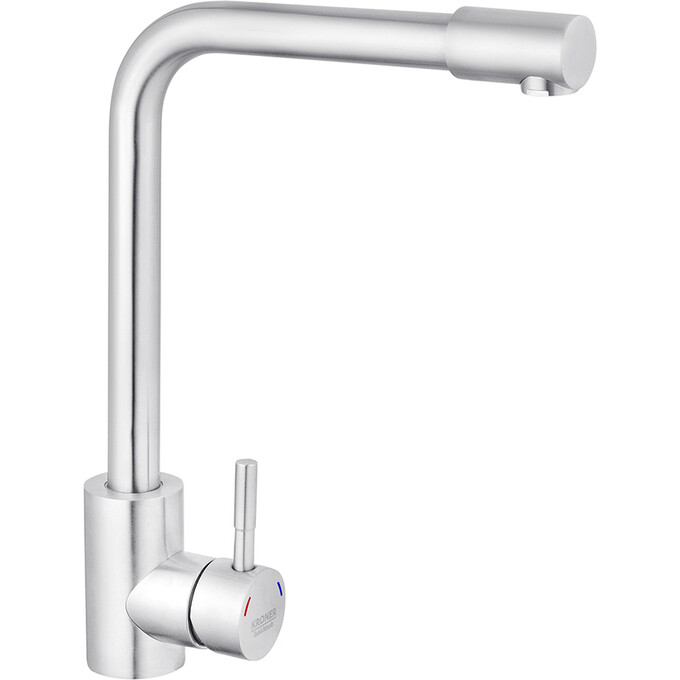 Смеситель для кухни Kroner KRP Edelstahl Klassisch ESG034 (нержавейка), фото 