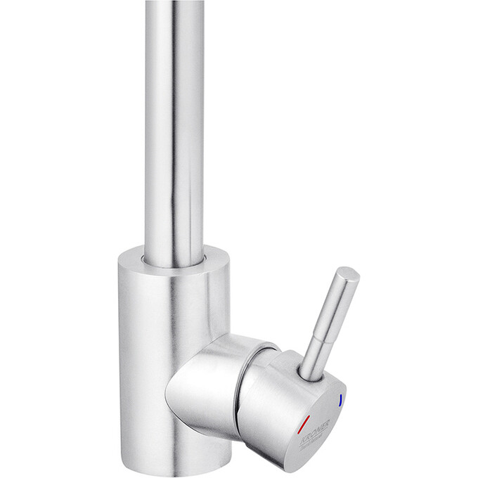 Смеситель для кухни Kroner KRP Edelstahl Klassisch ESG034 (нержавейка), фото 6