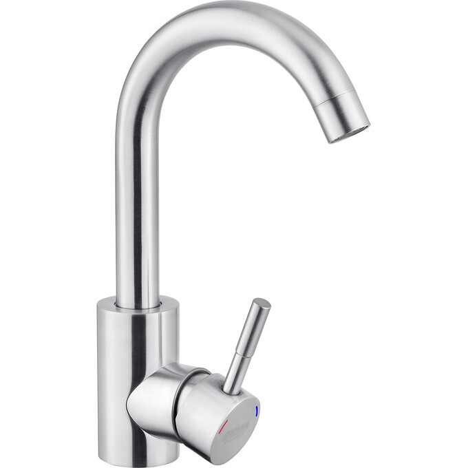 Смеситель для умывальника Kroner KRP Edelstahl Klassisch ESG011 (нержавейка), фото 3