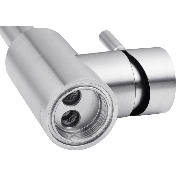 Смеситель для умывальника Kroner KRP Edelstahl Klassisch ESG011 (нержавейка), фото 6