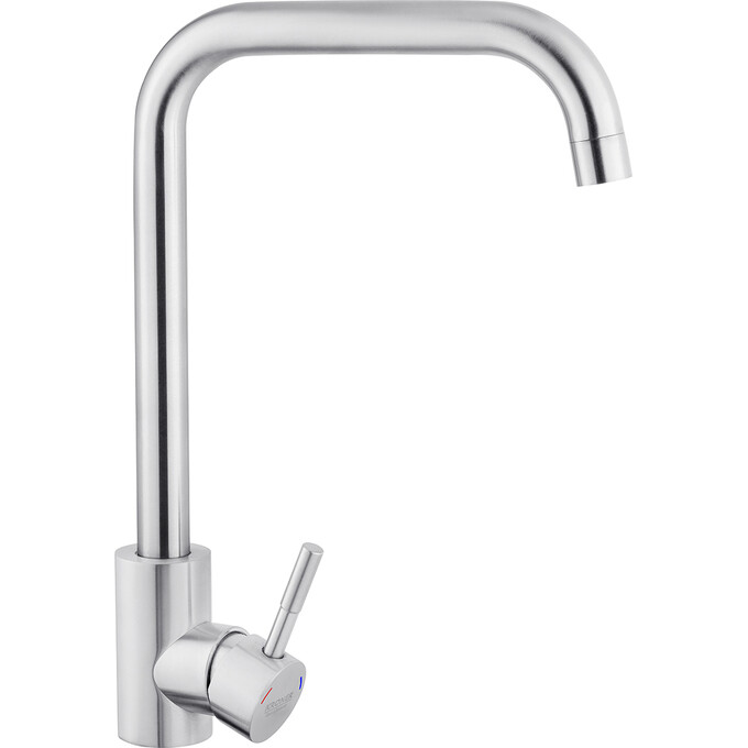 Смеситель для кухни Kroner KRP Edelstahl Klassisch ESG037 (нержавейка), фото 3