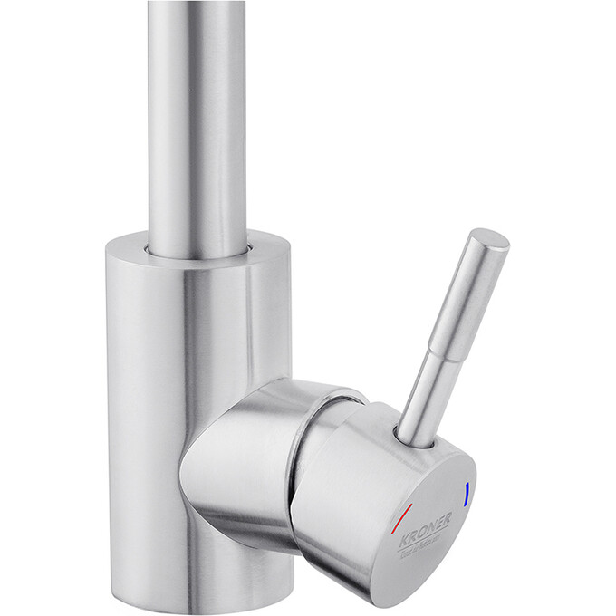 Смеситель для кухни Kroner KRP Edelstahl Klassisch ESG037 (нержавейка), фото 5