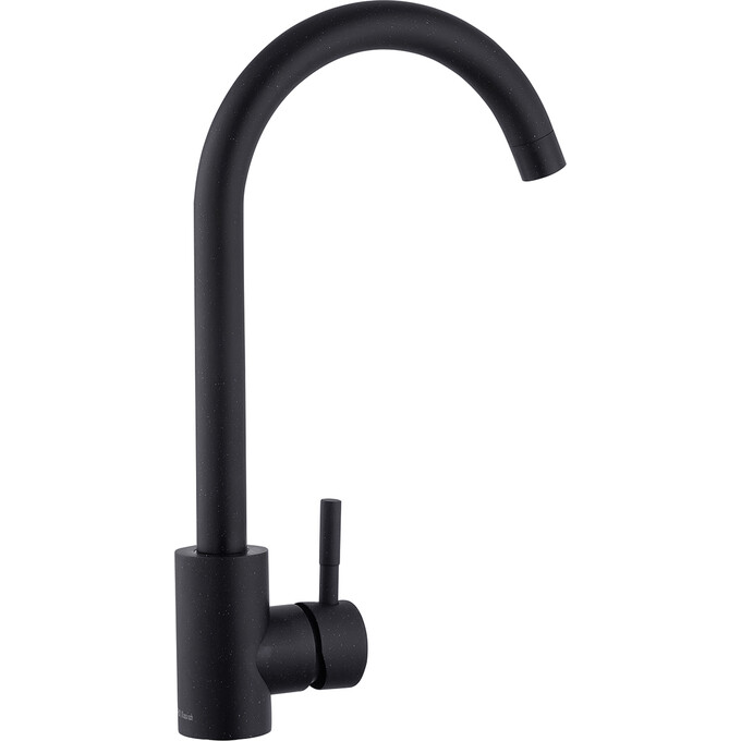 Смеситель для кухни Kroner KRP Edelstahl Klassisch SCH035 (черный матовый), Цвет производителя: черный матовый, фото 2