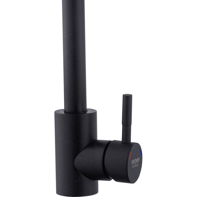 Смеситель для кухни Kroner KRP Edelstahl Klassisch SCH035 (черный матовый), Цвет производителя: черный матовый, фото 4