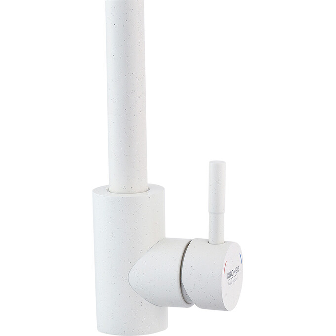 Смеситель для кухни Kroner KRP Edelstahl Klassisch WEI035 (белый матовый), Цвет производителя: белый матовый, фото 4