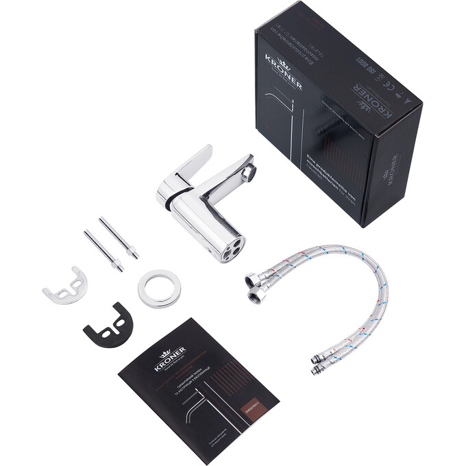 Смеситель для умывальника Kroner KRP Brocken C010, фото 5