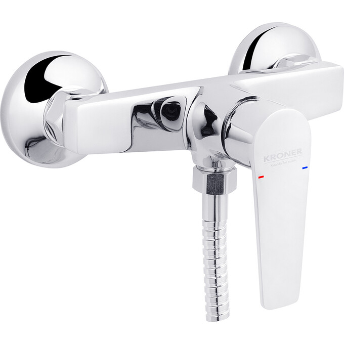 Смеситель для душа Kroner KRP Eifel C050 (с лейкой и шлангом), фото 