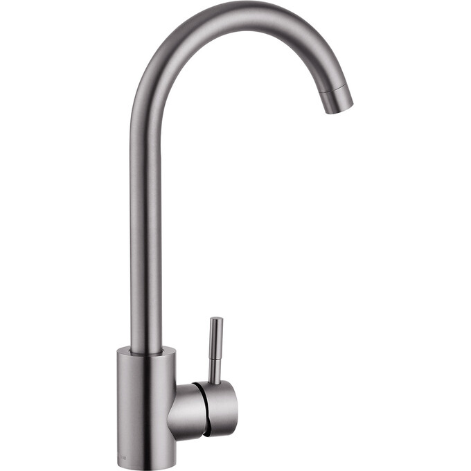 Смеситель для кухни Kroner KRP Edelstahl Klassisch SCH035PVD (графит), Цвет производителя: графит, фото 2