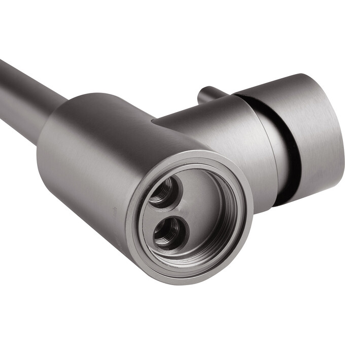 Смеситель для кухни Kroner KRP Edelstahl Klassisch SCH035PVD (графит), Цвет производителя: графит, фото 6