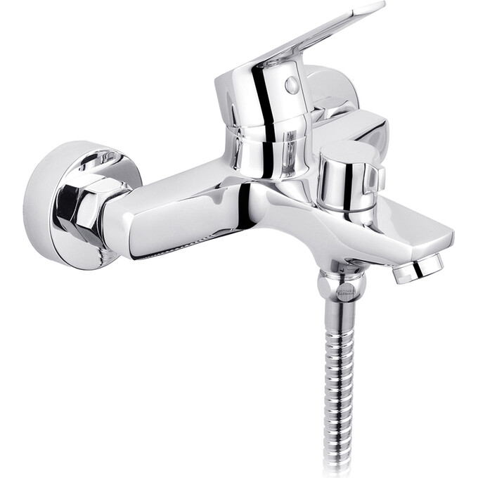 Змішувач для ванни Kroner KRP Hagen C060 (з лійкою та шлангом), фото , изображение 2